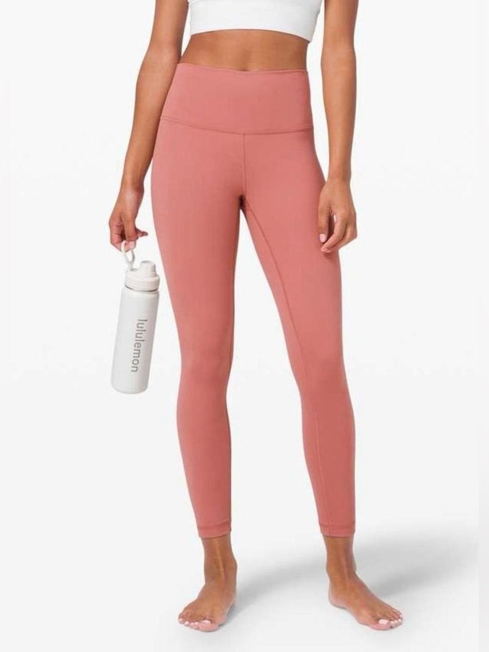 Lululemon Wunder Under HR Tight 28" Full On Luxtreme Leggings Brier Rose 4